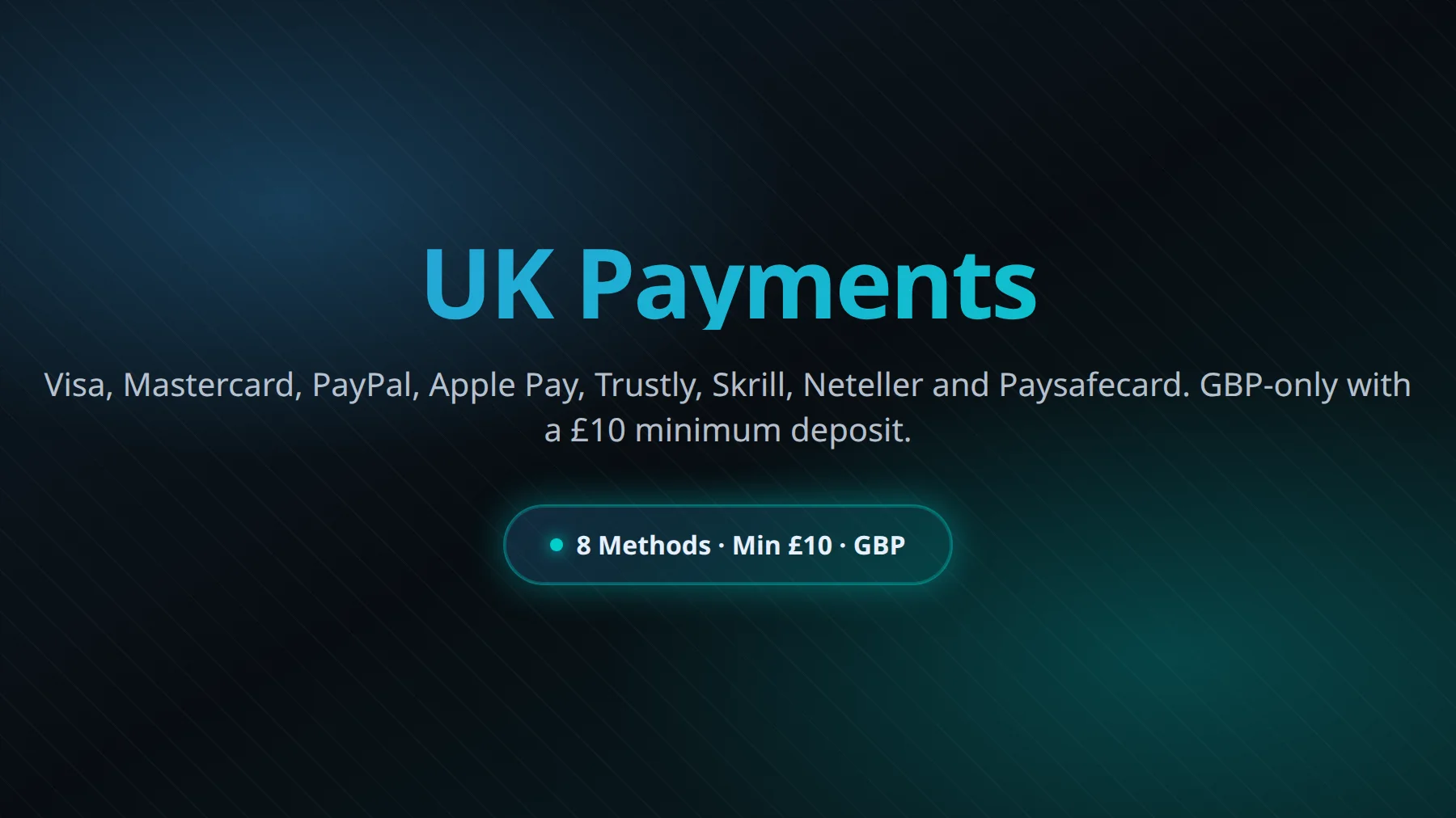 Yeti casino payment methods and banking options for UK players
